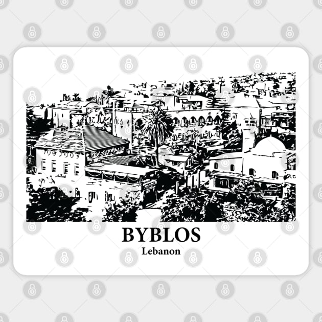 Byblos - Lebanon Magnet by Lakeric
